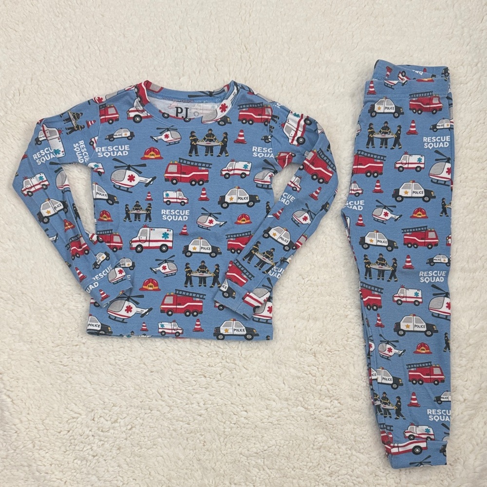 The Children's Place Rescue Squad Pajama Set - Blue